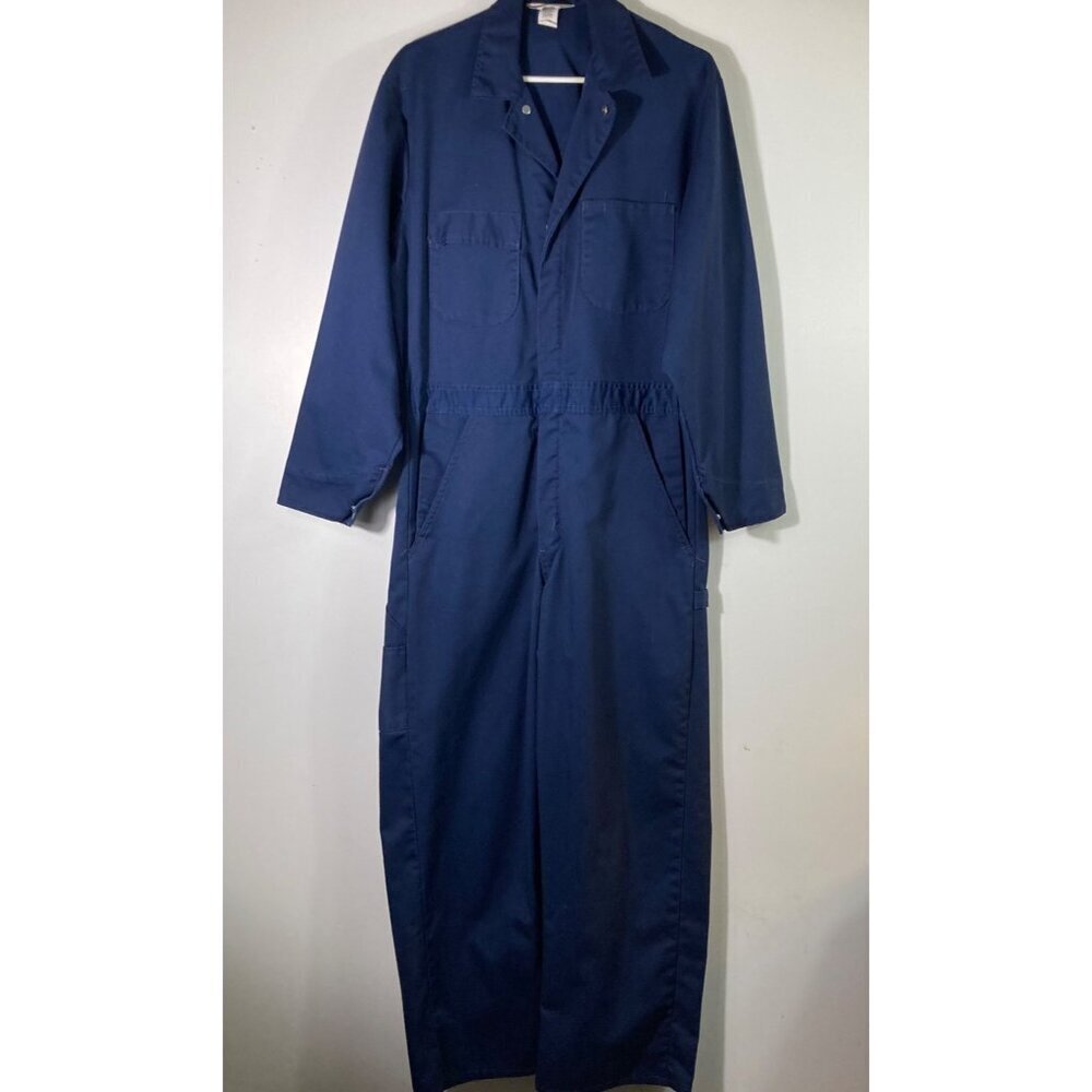 Sears Mens Vintage Michael Myers Navy Coveralls Made in‎ USA 42R